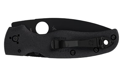 SPYDERCO SHAMAN LW 3.58" BLK PLAIN - Image 2