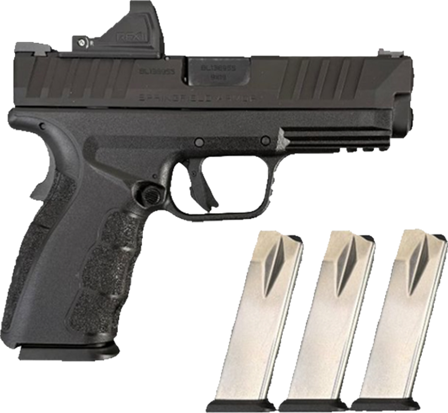 SPR XD MOD.4 9MM 4 BLK OSP 10RD GEAR PAC
