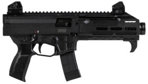CZ-USA 91431 Scorpion 3+  9mm Luger 20+1 7.80" Black Threaded Barrel, M-LOK Handguard, Picatinny Rail, Black Polymer Grip, Ambidextrous