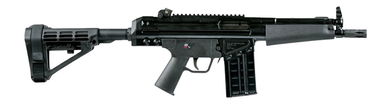 PTR 51PBR-3080101 51P 7.62x51mm/308 Win 20+1 8.50" Threaded Barrel Black Powdercoat