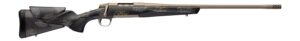 Browning 036142294 X-Bolt 2 Speed HD Full Size 6.5 PRC 3+1 24" Smoked Bronze Cerakote Fluted Threaded Barrel, Smoked Bronze Cerakote Steel Drilled & Tapped Receiver, Bronze/Gray Camo w/Black Overmold