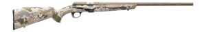 Browning 025260202 T-Bolt Speed 22 LR 10+1 22" Smoked Bronze Cerakote Spiral Fluted Threaded Barrel, Smoked Bronze Cerakote Steel Drilled & Tapped Receiver, Ovix Camo Fixed Synthetic Stock, Right Hand