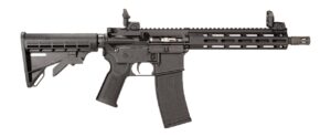 Tippmann Arms A101174 M4-22 Elite SBR 22 LR 25+1 11" Black Parkerized Threaded Barrel, Matte Black Aluminum Receiver w/Picatinny Rail, M-LOK Handguard, Adjustable Black Polymer Stock, Black Gen2 Grip