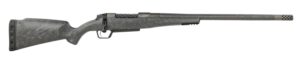 Fierce Firearms ROGTCX25CM22DGM CT Rogue XP 25 Creedmoor 3+1 22" Carbon Fiber Match Grade Barrel, Distressed Gray Titanium Drilled & Tapped Receiver, Picatinny Rail Forend, Carbon Matrix C3 Carbon Fib