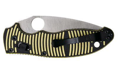 SPYDERCO MANIX 2 SALT 3.37" YLW/SLV - Image 2