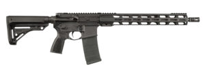 ZRO Delta 223WYZU0007 ZULU2  223 Wylde 30+1 16" Black Nitride Barrel, Black Cerakote Aluminum Receiver w/Picatinny Rail, M-LOK Handguard, Adjustable Thril Black Polymer Stock, Black A2 Grip