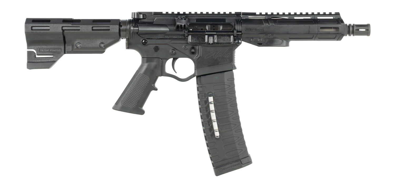 ATI ATIGAX5567ML60TBNS Alpha Maxx 5.56 NATO 60+1 7.50" Black Threaded Barrel, Black Receiver w/Picatinny Rail, Black Polymer Blade, Black A2 Grip